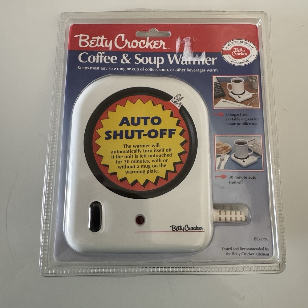 Betty Crocker BC-1790 Coffee and Soup Warmer With Auto Shut-Off New Sealed